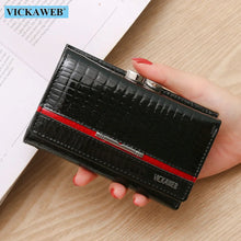 Free Gift Small Cute Wallet For Women Fashion Mini Purse Female Patent Leather Ladies Designer Brand Short Red Woman Card Holder