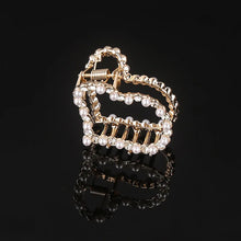Korea Shiny Crystal Rhinestones Hair Clip Claw Clip Pearl Hair Clips for Women Simple Geometric Hair Clips for Girls Headwear