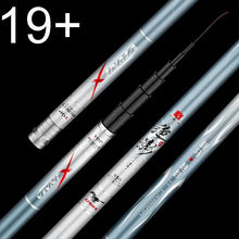 ZZ349 3.6m 4.5m 5.4m 6.3m 7.2m 8m 9m 10m Portable 68cm Packed Short Section 37+ 28+ 19+ Hard Fishing Rod Hi-Carbon Fiber 2 Tips