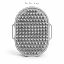 Pet Bath Brush for Dogs Cats Soft TPR Grooming Massage Brush Deshedding Cleaning Scrubber Adjustable Hand Strap Pet Shower Suppl