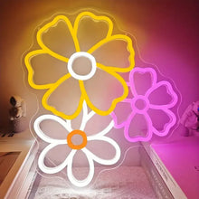 Cherry Flower Neon Sign LED Neon Light Sign Dimmable USB Powered for Beautiful Door Home Wall Drawing Room Decor Birthday Gifts