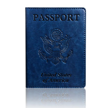 Passport Holder Cover Wallet Travel Essentials RFID Blocking Leather Card Case International Travel Must Haves Travel Accessorie