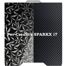 SPARKX I7 Build Plate Double Sided Textured PEI And Smooth PET Sheet For Creality SPARKX I7 301x267mm Flexible Spring Steel Bed