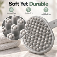 Pet Bath Brush for Dogs Cats Soft TPR Grooming Massage Brush Deshedding Cleaning Scrubber Adjustable Hand Strap Pet Shower Suppl