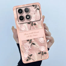 For Xiaomi Poco X6 Pro 5G Case Poco X6Pro Back Cover Fashion Simplicity Floral Soft Liquid Silicone Shell For PocoX6 Pro Fundas