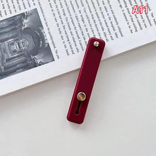 1pc Universal Phone Hand Band Bracelet Silicone Phone Holder Finger Ring Push Pull Grip Stand Sticker Phone Holder