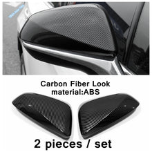 Car Side Rearview Mirror Covers Wing Cap Glossy Black Trim Fit For Lexus RX 450 / NX 300 2016 - 2025 Decoration Accessories
