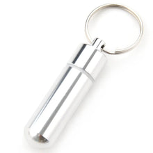 Aluminum Alloy Cotton Signifier Waterproof Sealed Metal Medicine Jar Box Creative Portable Carry On Keychain Toothpick Box