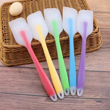 Silicone baking tools, spatula, semi transparent spatula, baking scraper, cream, heat-resistant kitchen utensils, mixer