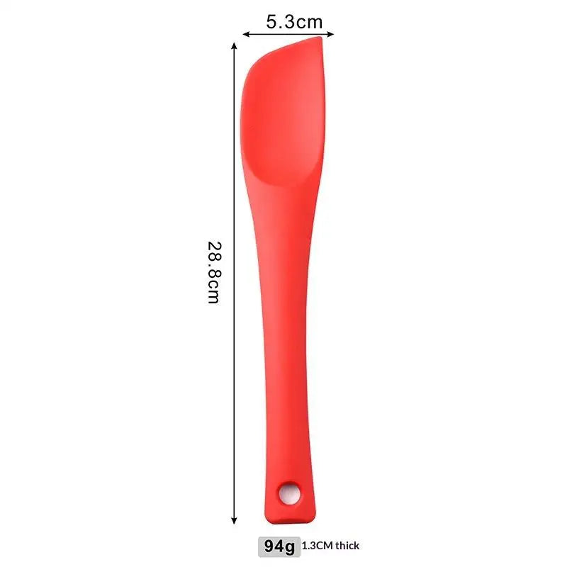 Kitchen Silicone Spatula Cooking Dough Scraper Cream Butter Smoother Heat-Resistant Utensils Baking Cake Tools