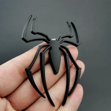 1Pc Universal Metal 3D Spider Emblem Red Logo Car Body Side Sticker Spider Truck Badge Auto Decal Accessories