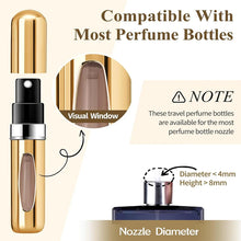 5ML Refillable Perfume Atomizer Portable Travel Mini Empty Perfume Spray Bottle Aluminum Cosmetic Dispenser Container