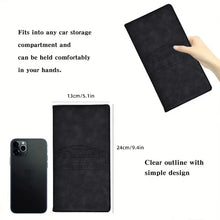 Car Registration & Insurance Card Holder - Bifold Wallet with Slots for Driver’s License, ID Cards, and Passport - Waterproof
