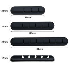 USB Cable Holder Clips Cable Cord Wire Organizer Silicone Desk Winder Desktop Tidy Management Holder Self-Adhesive Cord storage