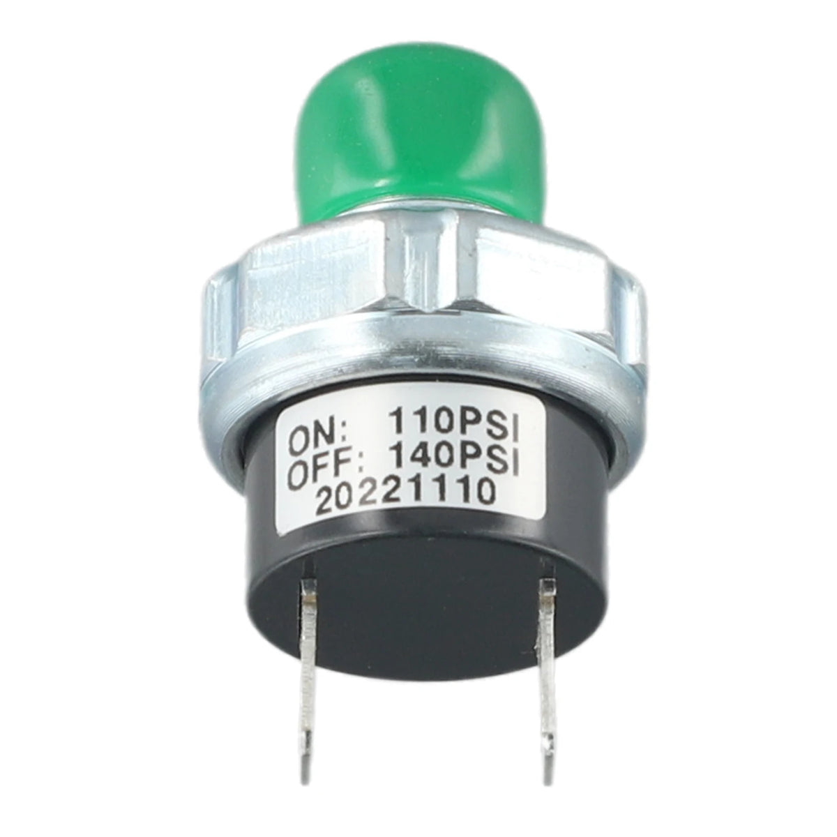 1/4-18 NPT Male Air Pressure Control Switch 110-140PSI/120-150PSI Air Compressor Valve Switch 20A Equipment Pneumatic Parts