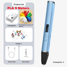 Professional 3D Print Pen Competition Level OLED Display 3D Printing Pens With PLA Filament 3D Doodling Making Detachable Design