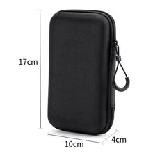 New Hard Shell EVA Storage Box Mini Portable Pouch Carrying Bag Black Zipper Earphone Case Digital Accessories