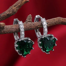 2026 New Style Fashion Green Crystal Pendant Earrings for Women's Engagement Party Accessories with Noble  Unique Jewelry