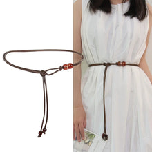 New Retro Women's New Chinese Style Waist Rope Aassembly Dress Waist Chain Leather Rope Belt Gift Wholesale