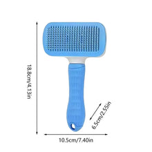 Pet Grooming Brush One-Click Hair Removal with Self Cleaning Button  Pet Hair Remover Brush For Dogs Cats Grooming Tools