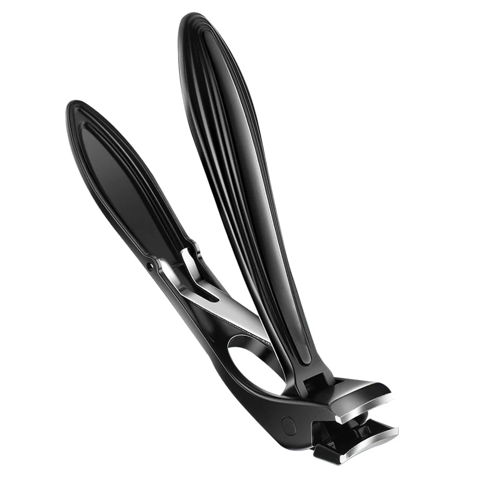1Pcs Angled Head Nail Clippers with Catcher Nail File for Thick Toenails Large with Wide Jaw Opening Sharp Clipper Cutter