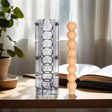 Bubble Pillar Acrylic Molds for Candle Bamboo Column Scented Decor Plastic Mould Geometry Making Tools DIY Sphere Cylinder Gifts
