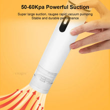 Vacuum Sealer Pump Electric Air Pump Rechargeable Automatic Sealing Machine with Reusable Vacuum Sealer Bags Food Packaging Bag