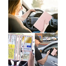 Car Registration & Insurance Card Holder - Bifold Wallet with Slots for Driver’s License, ID Cards, and Passport - Waterproof