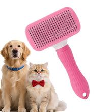 Pet Grooming Brush One-Click Hair Removal with Self Cleaning Button  Pet Hair Remover Brush For Dogs Cats Grooming Tools