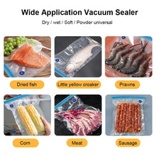 Vacuum Sealer Pump Electric Air Pump Rechargeable Automatic Sealing Machine with Reusable Vacuum Sealer Bags Food Packaging Bag