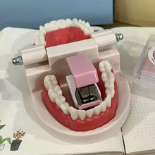 Creative Tooth Teeth Stapler Funny Prank Novelty Stationery Mini Portable Staplers Office School Student Desk Supplies Gift