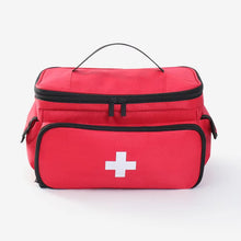 High-Capacity Portable First Aid Kit, Travel Medicine And Medication Storage Bag Oxford Cloth Organizer Box Emergency Survival