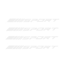 4pcs Waterproof Car Reflective Stickers Wheels Rims Sport Racing DIY Decorative Stripes Decal Emblem Auto SUV Truck Accessories