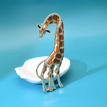 Enamel Large Giraffe Brooches For Women Vivid Animal Design Brooch Pin Luxury High Quality Accessories Spring Style 2022