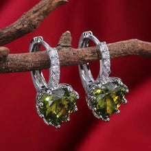 2026 New Style Fashion Green Crystal Pendant Earrings for Women's Engagement Party Accessories with Noble  Unique Jewelry