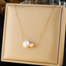 LAMENGLY 316L Stainless Steel Simple Style Bowknot Heart Pearl Geometry Pendant Necklace For Women Elegant Trend Neck Chain Gift