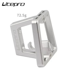 KORE Litepro Folding Bike Front Bag Carrier Block Bracket 2 Holes Mounting For Brompton Folding Bike Front Carrier Mount Adapter