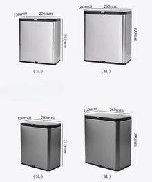 Effortless Cleanup Space-Saving Mounted Trash Bin for Kitchen Multi-Functional Garbage Storage