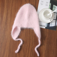 Mink Cashmere Bomber Hat for Women&Men Winter Ear Protect Beanies Soft Warm Korea Fashion Y2K Street Wear Bonnet Casual Ski Cap