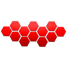 6/12pcs 3D Mirror Wall Sticker Hexagon Decal Home Decor DIY Self-adhesive Mirror Decor Stickers Art Wall Decoration 150mm Large