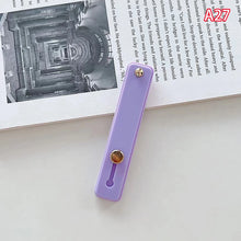 1pc Universal Phone Hand Band Bracelet Silicone Phone Holder Finger Ring Push Pull Grip Stand Sticker Phone Holder