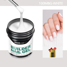 Nailpop 30/100g Builder Nail Gel Milky Smooth Large Capacity Nail Extension Acrylic UV/LED Gel Suitable DIY Nail Art Salon DIY