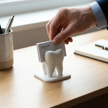 Creative Teeth Styling Business Card Storage Box Clinic Front Desk Display Stand Desktop Decoration Ornaments