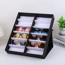 12/18 Slot / Grid Eyeglass Storage Box Sunglasses Display Stand Eyeglass Storage Tray Ladies Gentlemen Eyeglass Collection Box