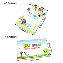 Art Craft Creative  3D Pen Tool Children's  Kid Gifts Drawing Stencils Accessories Template 3D Printing Album Paper Book