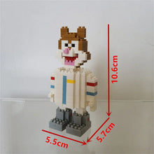 Cute building blocks  small particle assembly building blocks toy DIY building blocks children's toy model educational graphic