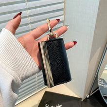 Reusable Mini Keychain Tote Bag Large Capacity Eco-Friendly Foldable Shopping Bag Lightweight Key Ring Expandable Reusable Bag