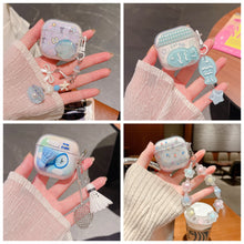 Case For 2025 New AirPods Pro3 4 3 2 1 Pro 2 Case TPU Cute DIY Rabbit Fishing Shell Dog Earphone Protective Cover With Pendant