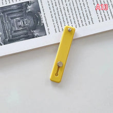 1pc Universal Phone Hand Band Bracelet Silicone Phone Holder Finger Ring Push Pull Grip Stand Sticker Phone Holder