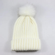 Women Winter Thicken Satin Lining Beanie Soft Faux Fur Pom Pom Hats For Women Men Outdoor Warm Protect Hair Crochet Skullies Cap